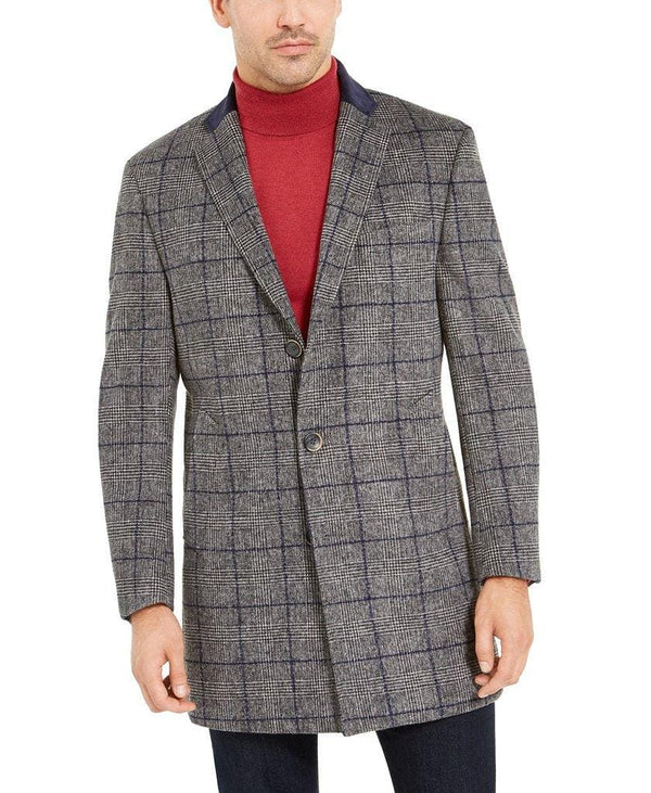 Mens Grey Check Full Length - AlbertoNardoniStore