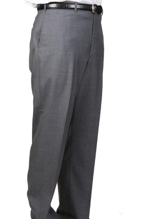 Mens Grey Houndstooth Dress Pants - AlbertoNardoniStore