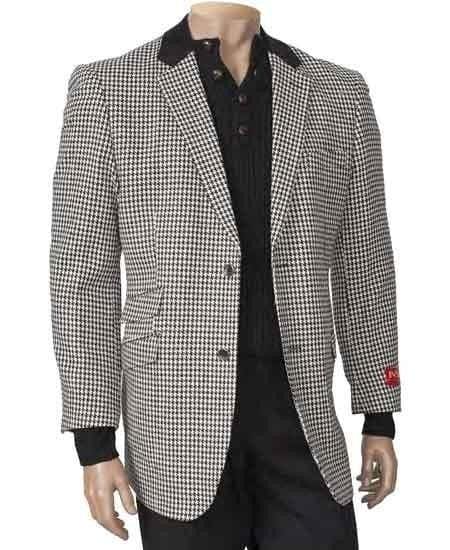 Mens HOUNDSTOOTH Jacket - Man Brands - AlbertoNardoniStore