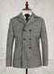 Mens Houndstooth Overcoat - AlbertoNardoniStore