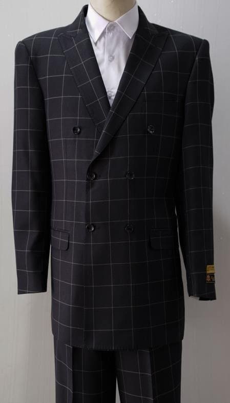 DB-1 Black Plaid - AlbertoNardoniStore