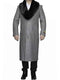 Mens Light grey overcoat - Wool Topcoat - AlbertoNardoniStore