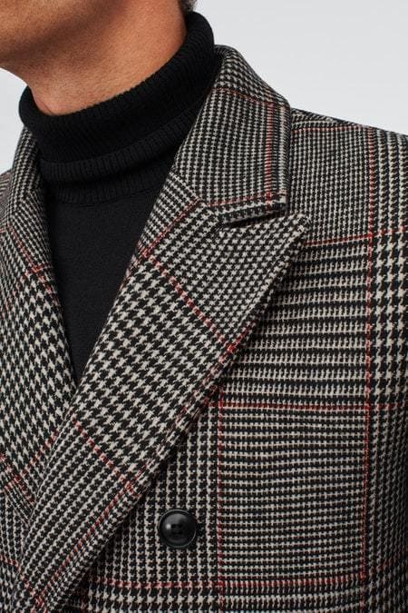 Italian Wool Double Breasted Topcoat - AlbertoNardoniStore