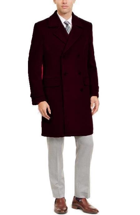 Mens Mid-Length Coats - 3/4 Length Mens Coat - AlbertoNardoniStore