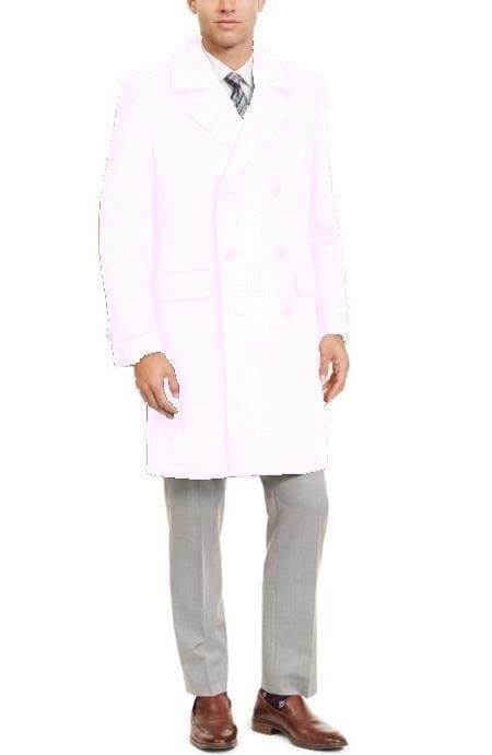 Mens Mid-Length Coats - 3/4 Length Mens Coat - AlbertoNardoniStore