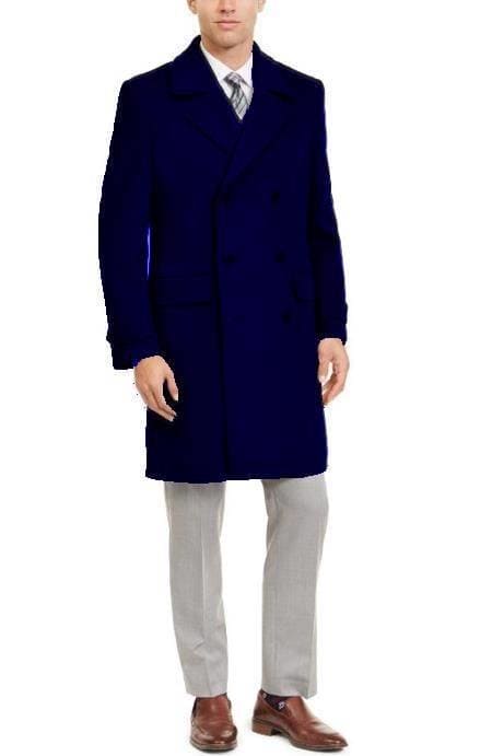 Mens Mid-Length Coats - 3/4 Length Mens Coat - AlbertoNardoniStore