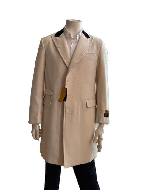 Mens Mid-Length Coats - 3/4 Length Mens Coat - AlbertoNardoniStore