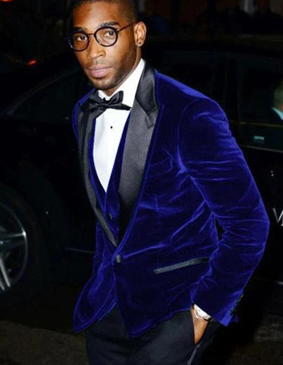 Mens Navy Dinner Jacket - Mens Evening jackets - Tuxedo Dinner Jacket - AlbertoNardoniStore