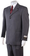 Mens Navy Linen Suit - AlbertoNardoniStore