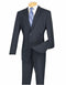 Mens Navy Tweed Suit - Navy Wool Suit - Winter Fabric Heavy Suit - AlbertoNardoniStore