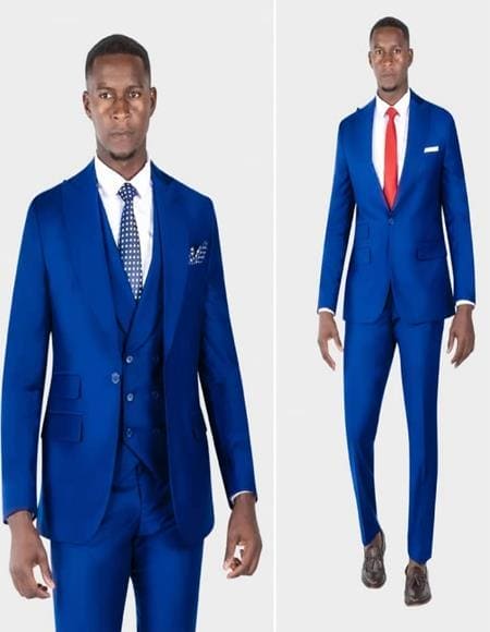 Cool Blue Suit  Leonard Silver