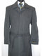 Mens Overcoat Mens Topcoat Mens Charcoal Belted Wool Dress Coat - AlbertoNardoniStore