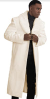 Mens Overcoat With Fur Collar - AlbertoNardoniStore