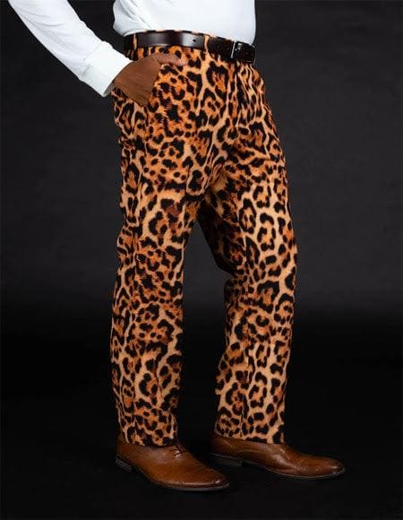 Mens Paisley Dress Pants - AlbertoNardoniStore