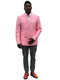 Mens Pink Linen Jacket - AlbertoNardoniStore