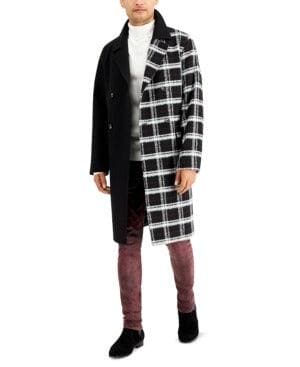 Mens Plaid Overcoats - AlbertoNardoniStore