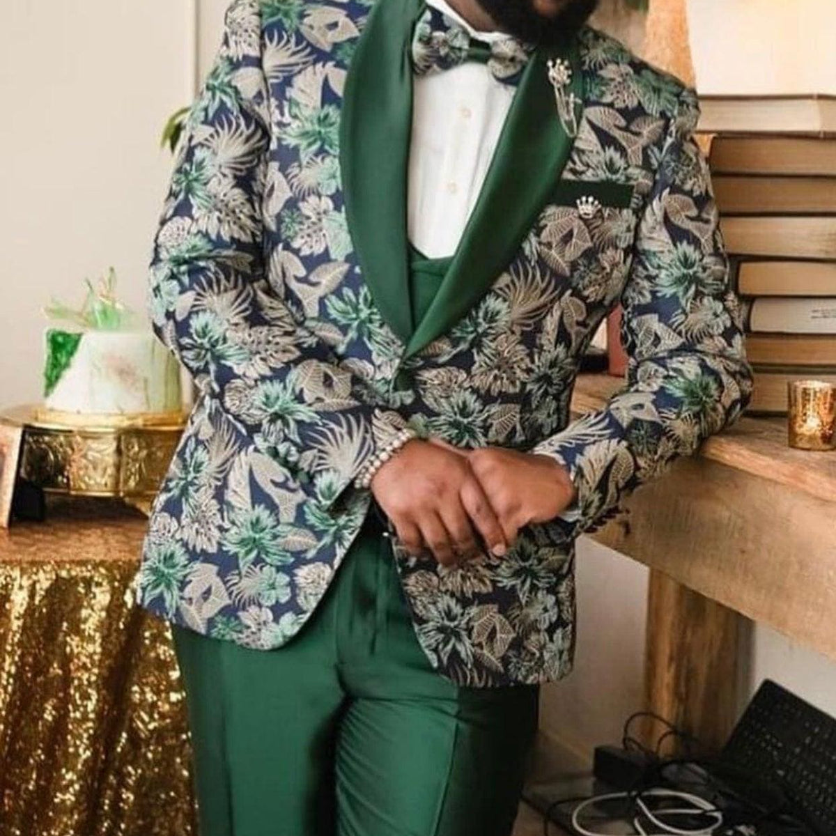 Men's Slim Fit Young Fitted Homecoming Suit