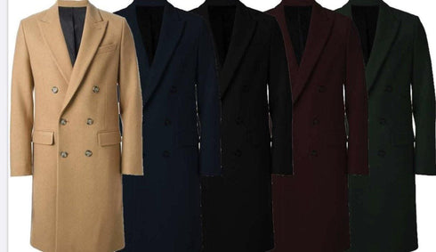 DB Coat Mens Full Length Overcoat - Wholesale Coat - Wholesale Winter Coats - AlbertoNardoniStore