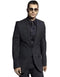 Mens Regal Fit Suit - Black Suit - AlbertoNardoniStore