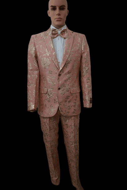 Mens Rose Gold Prom Suit - AlbertoNardoniStore