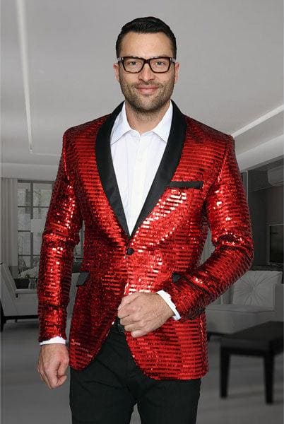 Mens Shiny Blazer Mens - AlbertoNardoniStore