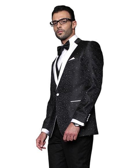 Mens Shiny Blazer Mens - AlbertoNardoniStore