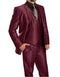 Mens Silky Shiny 2 Button Single 3 Piece Suit - AlbertoNardoniStore