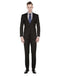 Mens Skinny Slim Suit Black - AlbertoNardoniStore