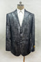 Mens Snakeskin Jacket - Mens Snakeskin Blazer - Black Peak - AlbertoNardoniStore