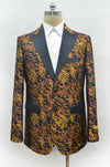 Mens Snakeskin Jacket - Mens Snakeskin Blazer Leopard - AlbertoNardoniStore