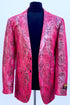 Mens Snakeskin Jacket - Mens Snakeskin Blazer Red - AlbertoNardoniStore