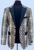 Mens Snakeskin Jacket - Mens Snakeskin Blazer Snake Skin - AlbertoNardoniStore