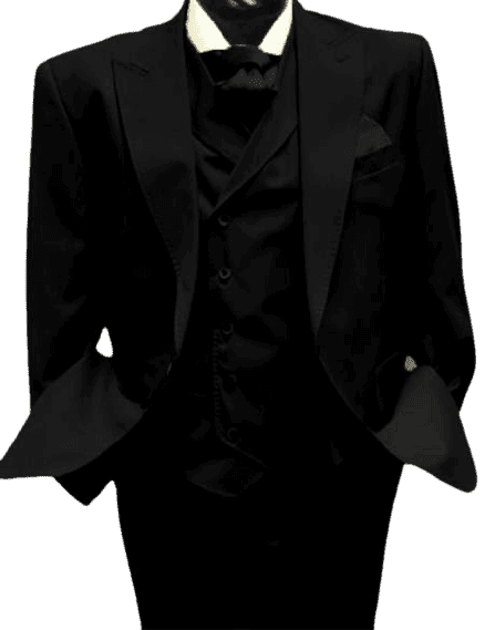 Mens Suits Detroit Michigan - Gadson-54-Black - AlbertoNardoniStore