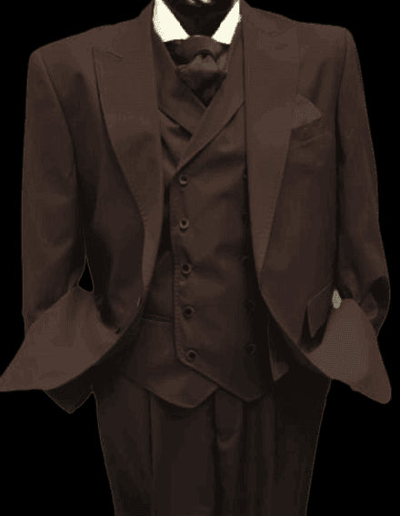 Mens Suits Detroit Michigan - Gadson-54-Brown - AlbertoNardoniStore