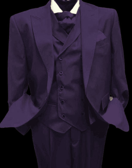 Mens Suits Detroit Michigan - Gadson-54-Plum - AlbertoNardoniStore