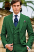 Mens Suits Hunter Green - AlbertoNardoniStore