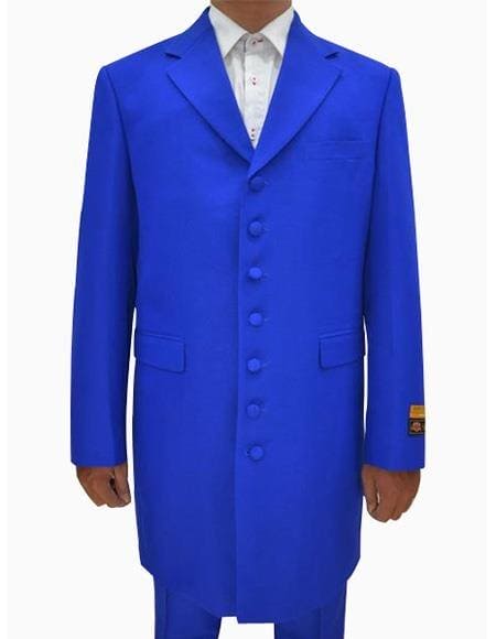 Mens Suits in the 1920s Royal blue suit style - AlbertoNardoniStore