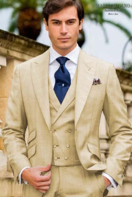 Mens Suits Ivory - AlbertoNardoniStore