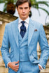 Mens Suits Light Blue - AlbertoNardoniStore