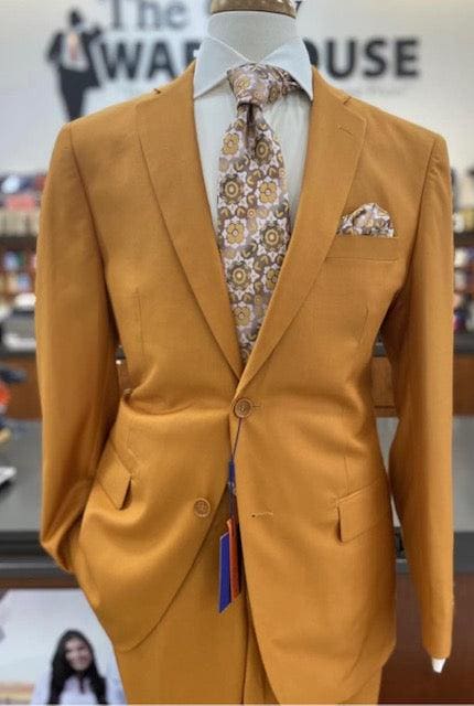 mens-suits-Orange suit - AlbertoNardoniStore