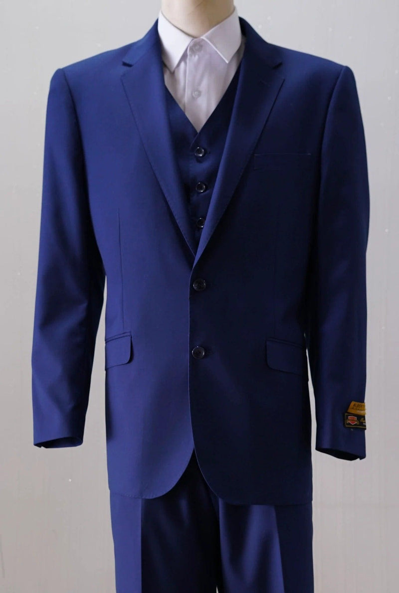Mens Suits Sapphire Blue - Suit - AlbertoNardoniStore