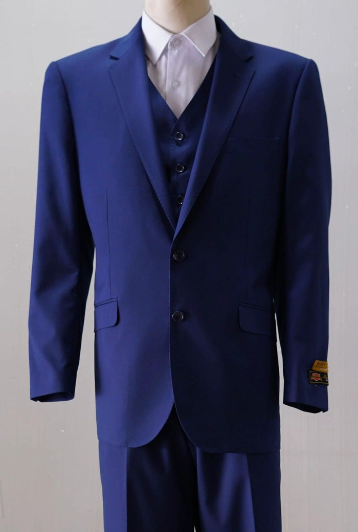 Mens Suits Sapphire Blue - Suit - AlbertoNardoniStore