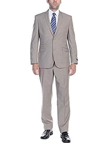 Mens Tan Groomsmen Tuxedos - AlbertoNardoniStore