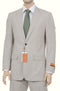 Mens Tan Seersucker Suit - AlbertoNardoniStore