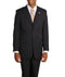 Mens Three Piece Suit - Vested Suit Men's Black/White Stripe 3-Piece Suit - AlbertoNardoniStore