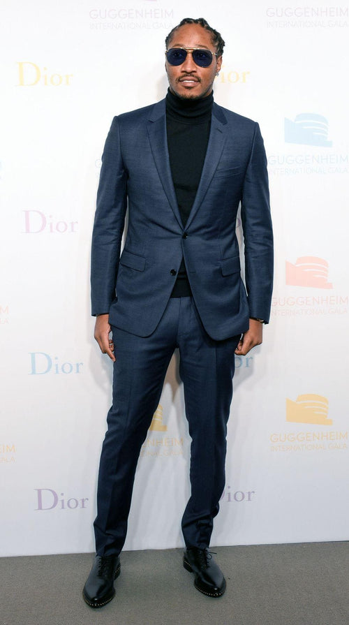 Mens Turtleneck With Blazer + Turtleneck Sweater - AlbertoNardoniStore