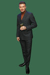 Mens Turtleneck With Blazer + Turtleneck Sweater - AlbertoNardoniStore