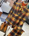 Mens Two Button Peak Lapel Multi Color Plaid Suit