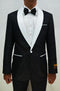 Mens Vegas Black/ White Tuxedo - AlbertoNardoniStore