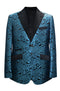 Mens Wedding Tuxedo - Blue - AlbertoNardoniStore